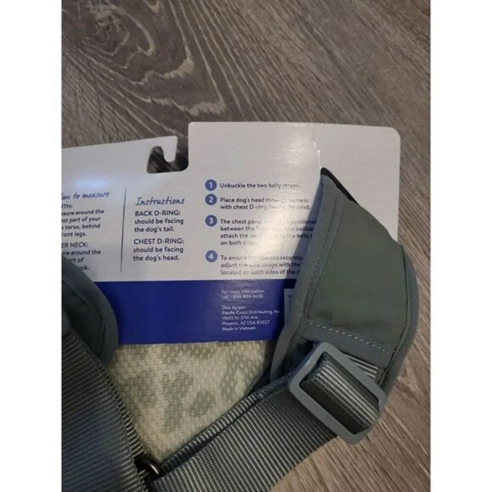 NWT Top Paw‎ Neoprene Camo Green Adjustable Comfort Harness Great For Pullers XL